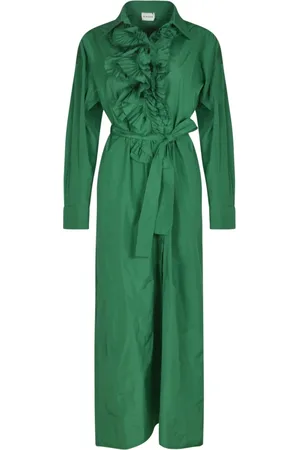 P.A.R.O.S.H. Dames, Jurken, Groen, Maat: M