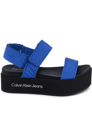 Calvin Klein Dames, Schoenen, Blauw, Maat: 38 EU Poliester