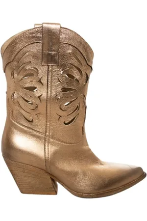 Elena Iachi Dames, Schoenen, Geel, Maat: 40 EU Leer
