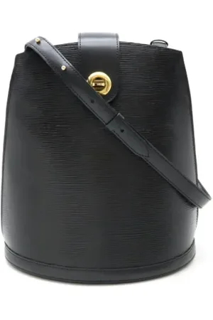 LOUIS VUITTON Dames, Pre-owned, Zwart, Maat: ONE Size Leer