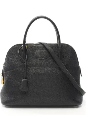 Hermès Dames, Pre-owned, Zwart, Maat: ONE Size Leer