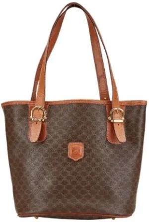 Céline Dames, Pre-owned, Bruin, Maat: ONE Size Leer