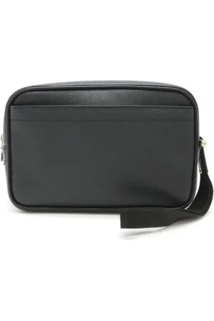 LOUIS VUITTON Dames, Pre-owned, Zwart, Maat: ONE Size Leer