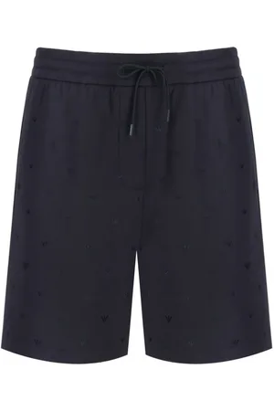 Emporio Armani Heren, Korte broeken, Blauw, Maat: L Katoen