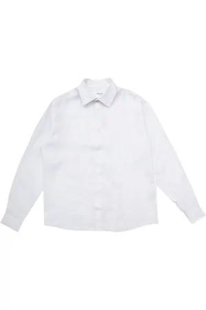 SELECTED Heren, Overhemden, Wit, Maat: XL Linnen