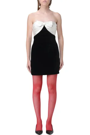 Alessandra Rich Dames, Jurken, Zwart, Maat: XS Zijde