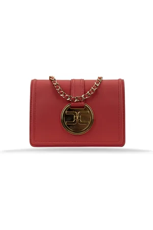 Elisabetta Franchi Dames, Tassen, Rood, Maat: ONE Size Leer
