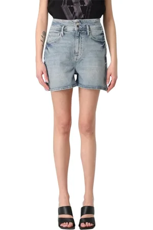 Armani Exchange Dames, Korte broeken, Blauw, Maat: W27 Denim
