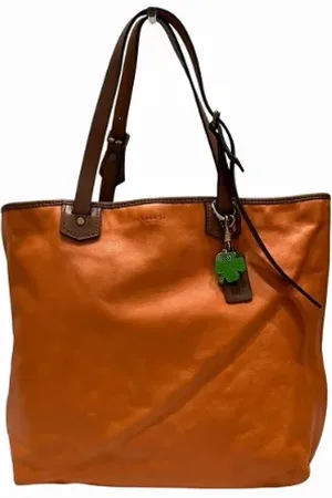 Coach Dames, Pre-owned, Oranje, Maat: ONE Size Leer