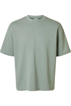 SELECTED Heren, Tops, Groen, Maat: XL Katoen