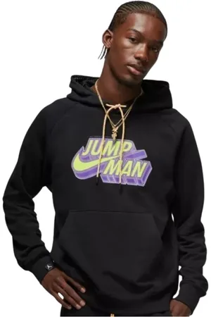 Nike Heren, Sweatshirts & Hoodies, Zwart, Maat: 2XL Poliester