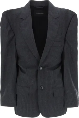 Balenciaga Dames, Jassen, Zwart, Maat: L