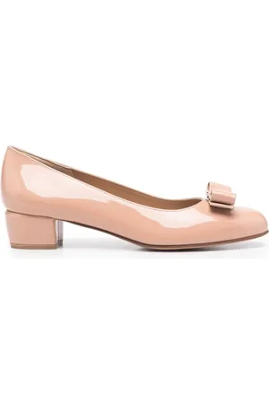 Salvatore Ferragamo Dames, Schoenen, Roze, Maat: 38 1/2 EU Leer
