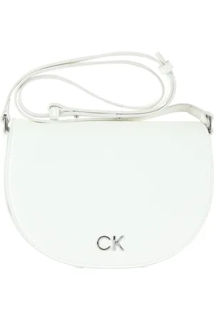 Calvin Klein Dames, Tassen, Wit, Maat: ONE Size Leer