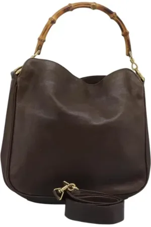 Gucci Dames, Pre-owned, Bruin, Maat: ONE Size Leer