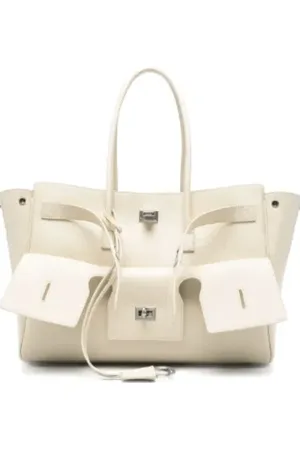 Balenciaga Dames, Tassen, Wit, Maat: ONE Size Leer