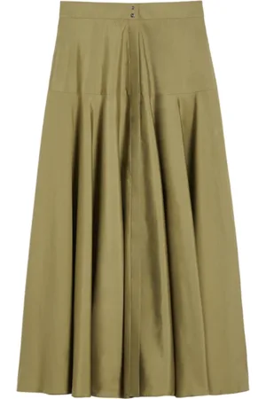 Max Mara Dames, Rokken, Groen, Maat: S
