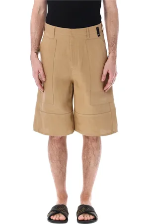 Fendi Heren, Korte broeken, Bruin, Maat: L