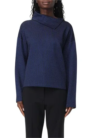Emporio Armani Dames, Truien, Blauw, Maat: L