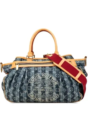 LOUIS VUITTON Dames, Pre-owned, Blauw, Maat: ONE Size Leer
