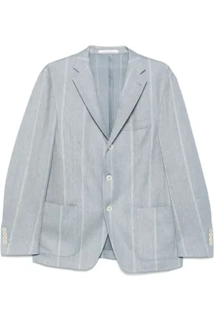 ELEVENTY Heren, Jassen, Blauw, Maat: 2XL Denim