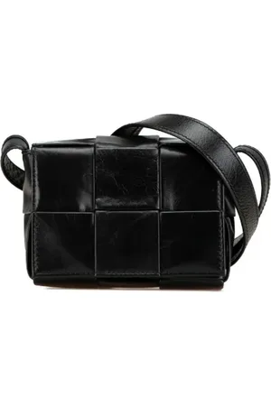 Bottega Veneta Dames, Pre-owned, Zwart, Maat: ONE Size Leer
