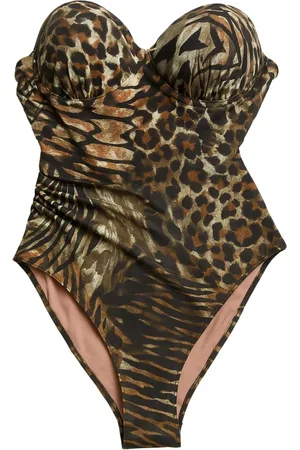 Guess Dames, Badkleding, Bruin, Maat: L Polyamide