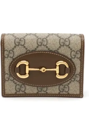 Gucci Dames, Pre-owned, Bruin, Maat: ONE Size Leer