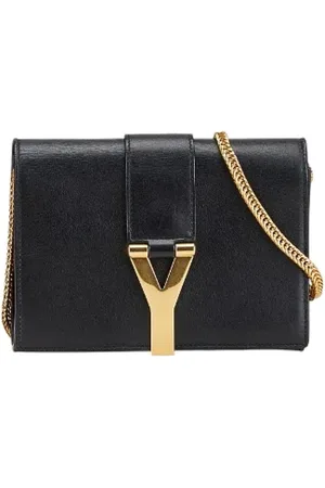 Saint Laurent Dames, Pre-owned, Zwart, Maat: ONE Size Leer