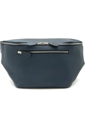 Hermès Dames, Pre-owned, Blauw, Maat: ONE Size Leer