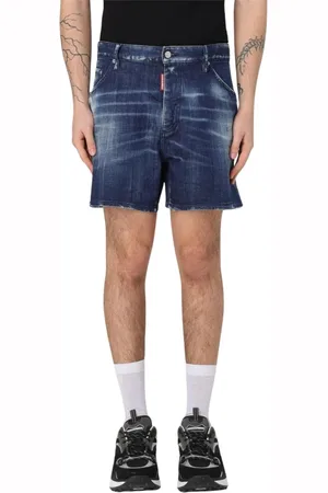 Dsquared2 Heren, Korte broeken, Blauw, Maat: M Denim