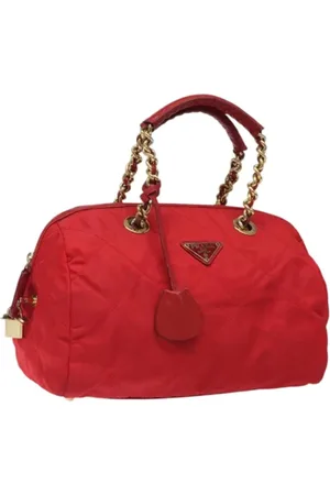 Prada Dames, Pre-owned, Rood, Maat: ONE Size Nylon