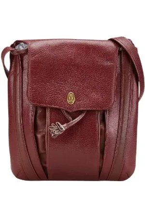 Cartier Dames, Pre-owned, Bruin, Maat: ONE Size Leer