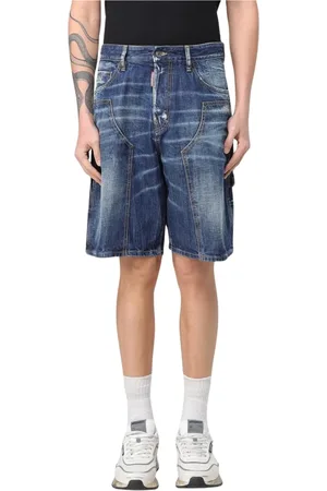 Dsquared2 Heren, Korte broeken, Blauw, Maat: 2XL Denim