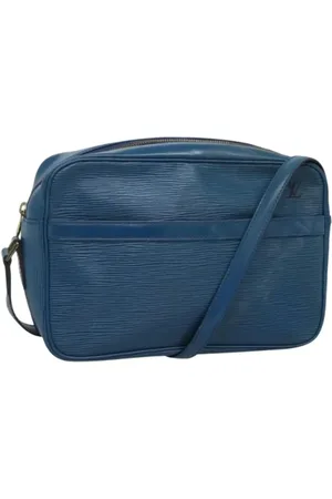 LOUIS VUITTON Dames, Pre-owned, Blauw, Maat: ONE Size Leer