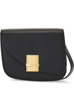 Salvatore Ferragamo Dames, Tassen, Zwart, Maat: ONE Size Leer