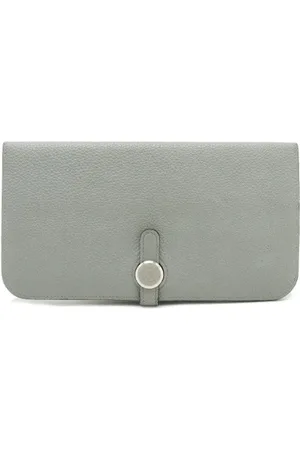 Hermès Dames, Pre-owned, Grijs, Maat: ONE Size Leer