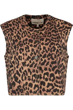 Harper & Yve Dames, Jassen, Bruin, Maat: S
