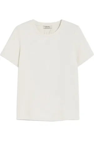 Max Mara Dames, Tops, Wit, Maat: S Katoen