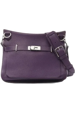 Hermès Dames, Pre-owned, Paars, Maat: ONE Size Leer