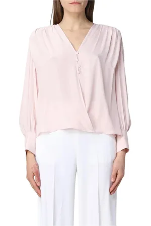 Pinko Dames, Blouses & Shirts, Roze, Maat: XS Zijde