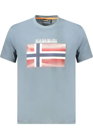 Napapijri Heren, Tops, Blauw, Maat: XL Katoen