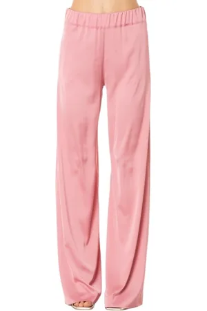 D.EXTERIOR Dames, Broeken, Roze, Maat: M Poliester