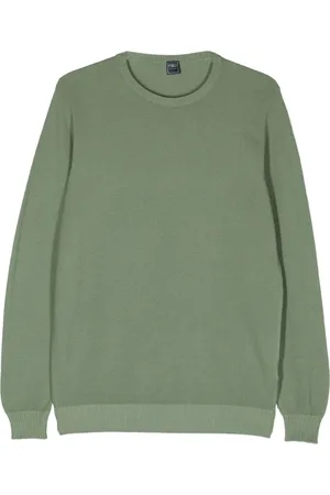 FEDELI Heren, Truien, Groen, Maat: XL
