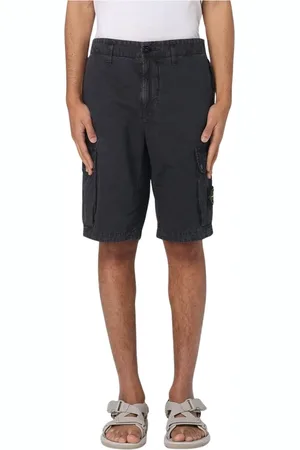 Stone Island Heren, Korte broeken, Zwart, Maat: W34 Katoen