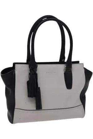 Coach Dames, Pre-owned, Grijs, Maat: ONE Size Leer