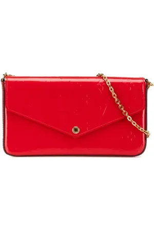 LOUIS VUITTON Dames, Pre-owned, Rood, Maat: ONE Size Leer