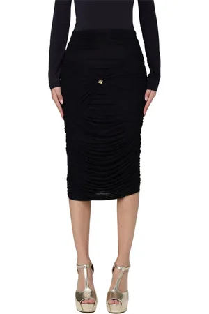 Elisabetta Franchi Dames, Rokken, Zwart, Maat: M