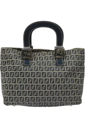 Fendi Dames, Pre-owned, Blauw, Maat: ONE Size Leer