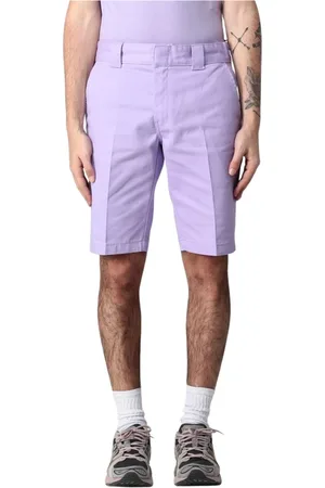 Dickies Heren, Korte broeken, Paars, Maat: W34 Katoen